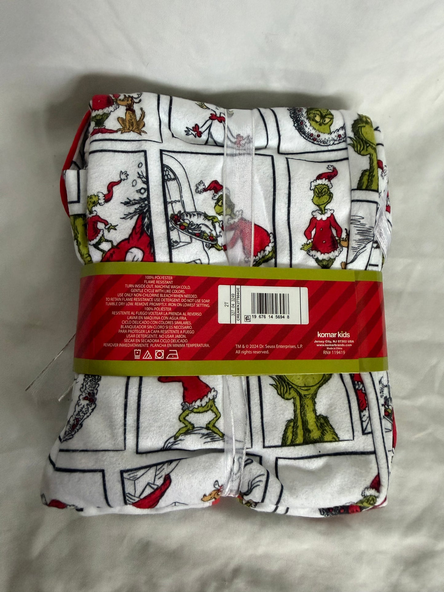 Grinch Pajama Set