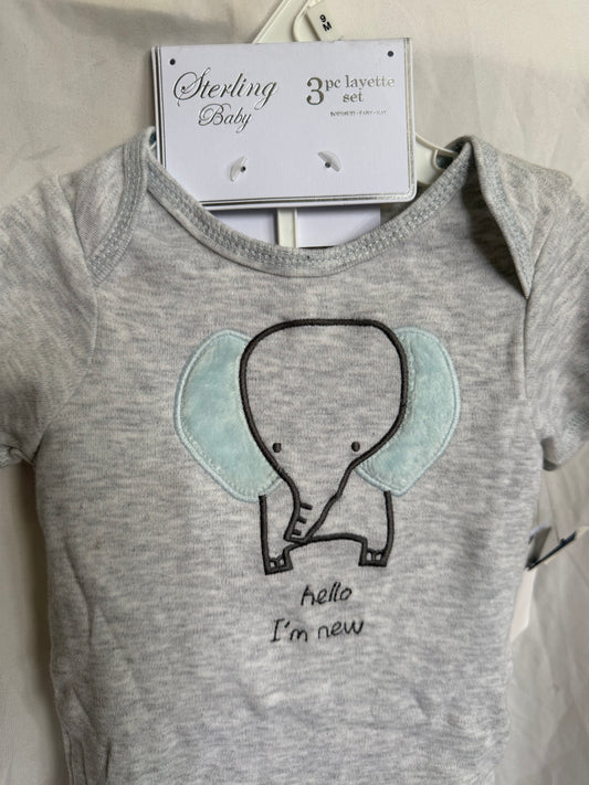 3PC Elephant Set